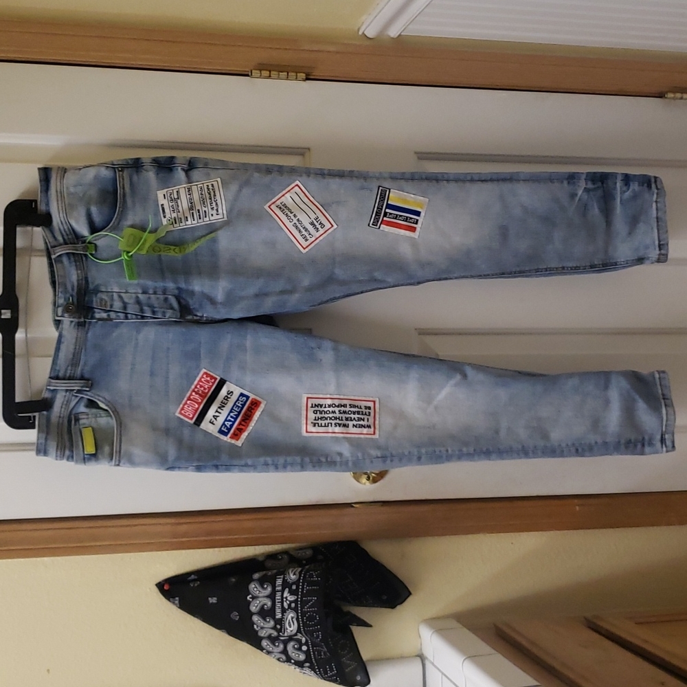 HardSoda patchwork Skinny Fit Jeans